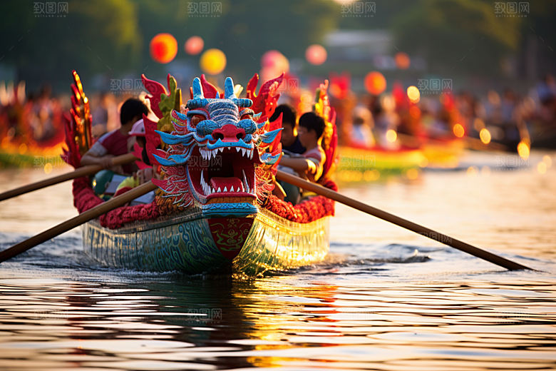 端午划龙舟庆祝高清摄影图