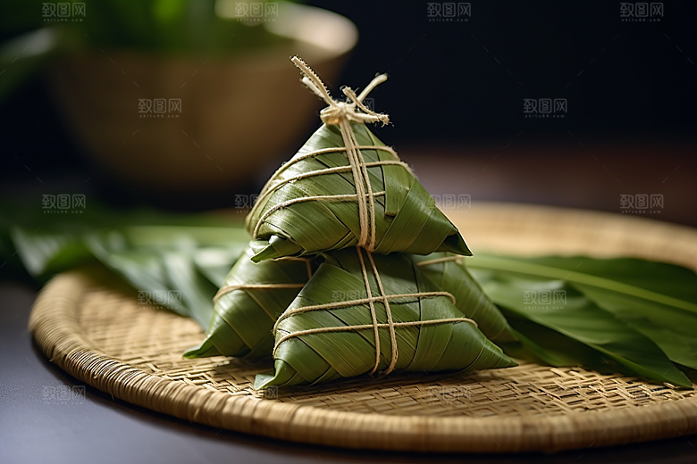 粽子端午节自然摄影图