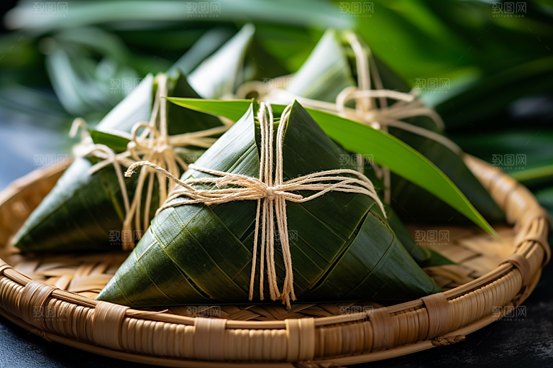粽子端午节自然摄影图