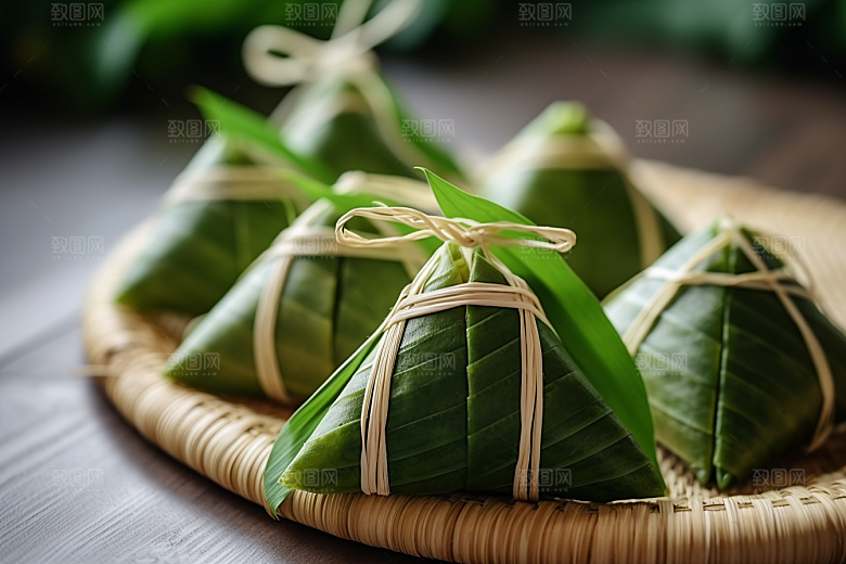粽子节日节气传统美食摄影图