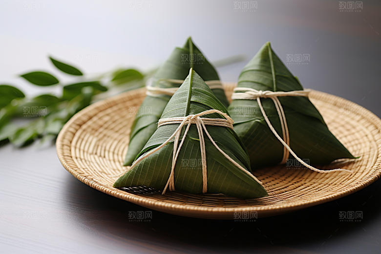 粽子美味传统美食摄影图