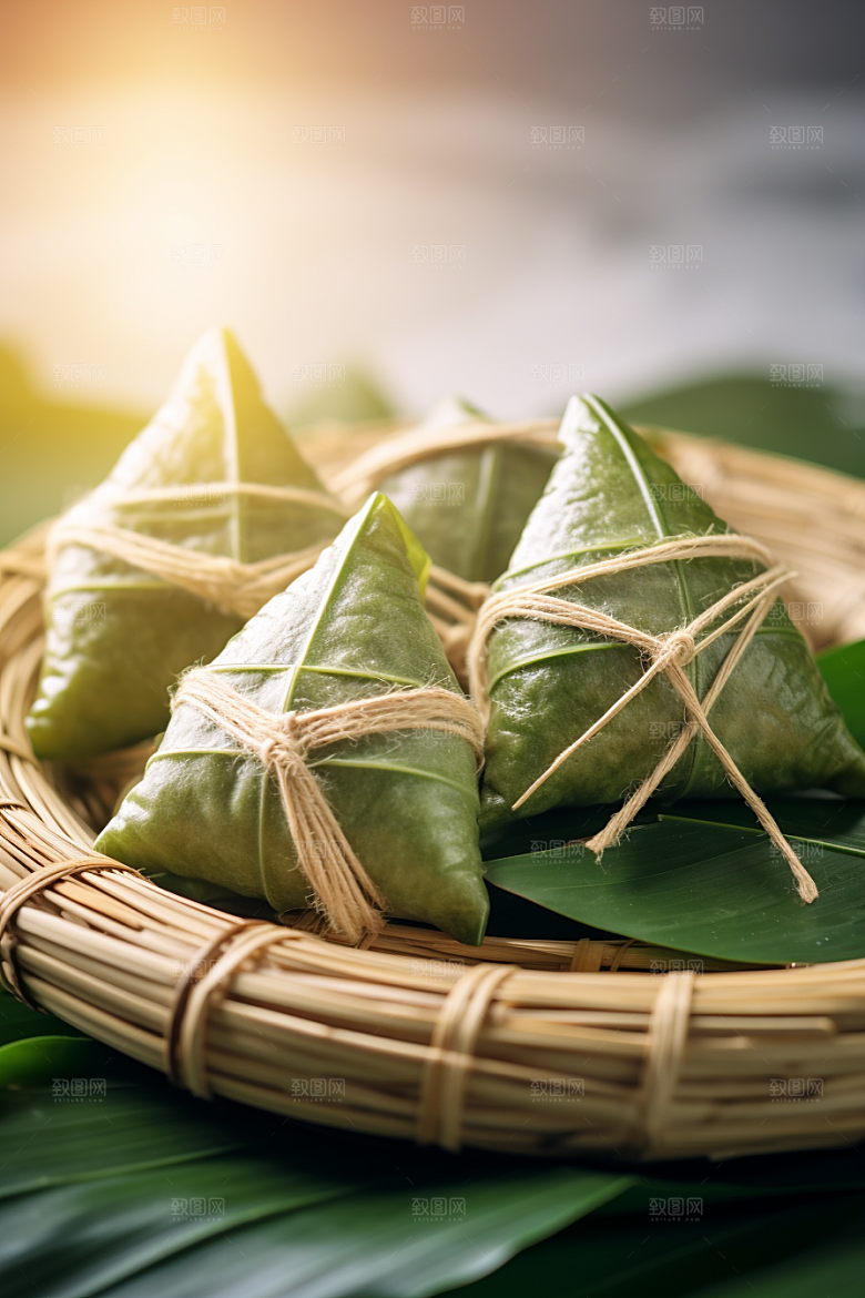 粽子端午节自然摄影图