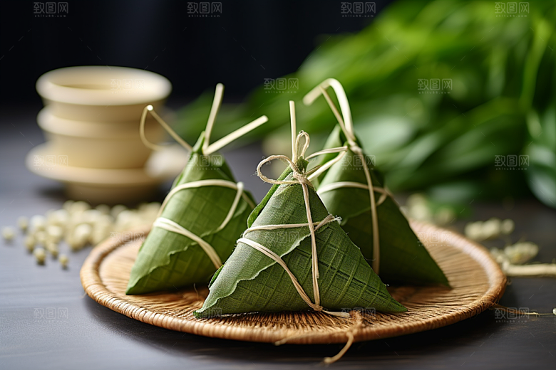 粽子节日节气传统美食摄影图