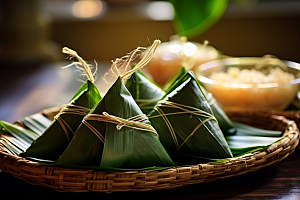 粽子自然传统美食摄影图