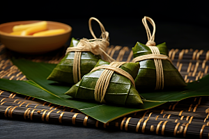 粽子传统美食节日节气摄影图