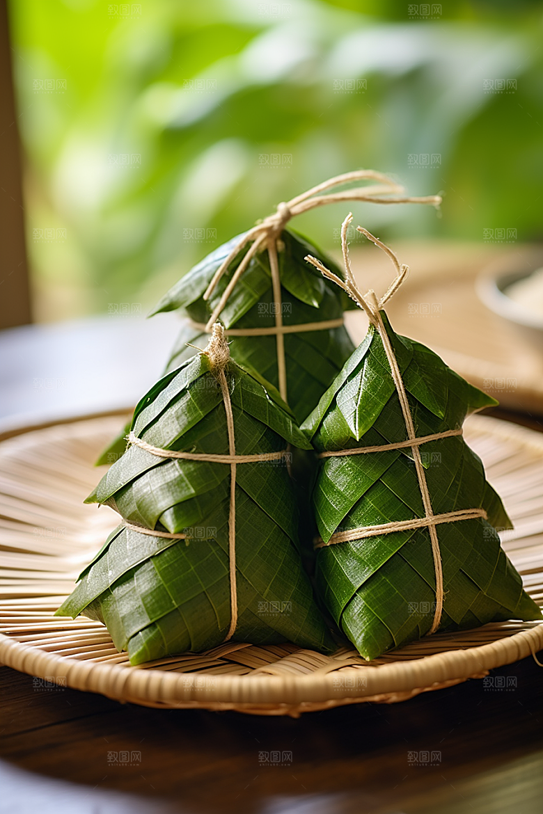 粽子传统美食节日节气摄影图