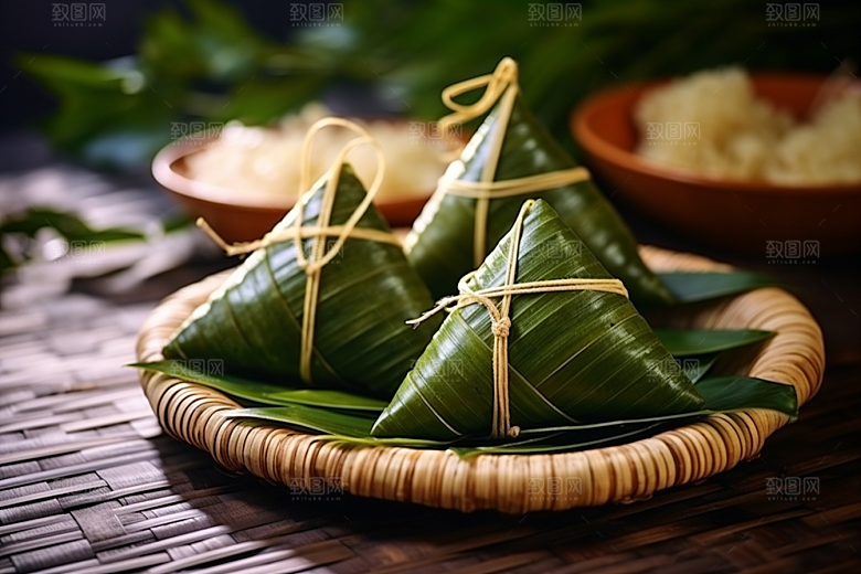 粽子节日节气自然摄影图