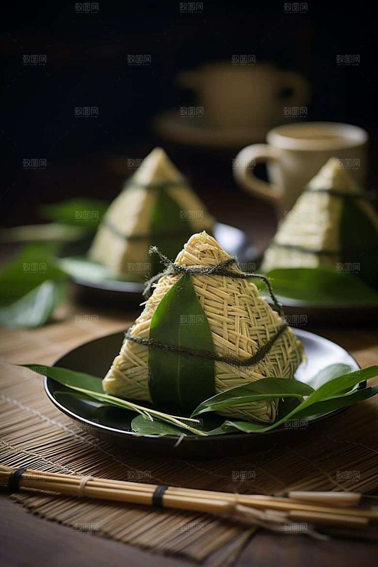粽子包粽子高清摄影图