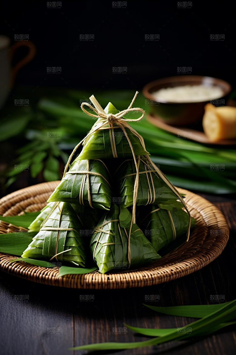 粽子美味节日节气摄影图