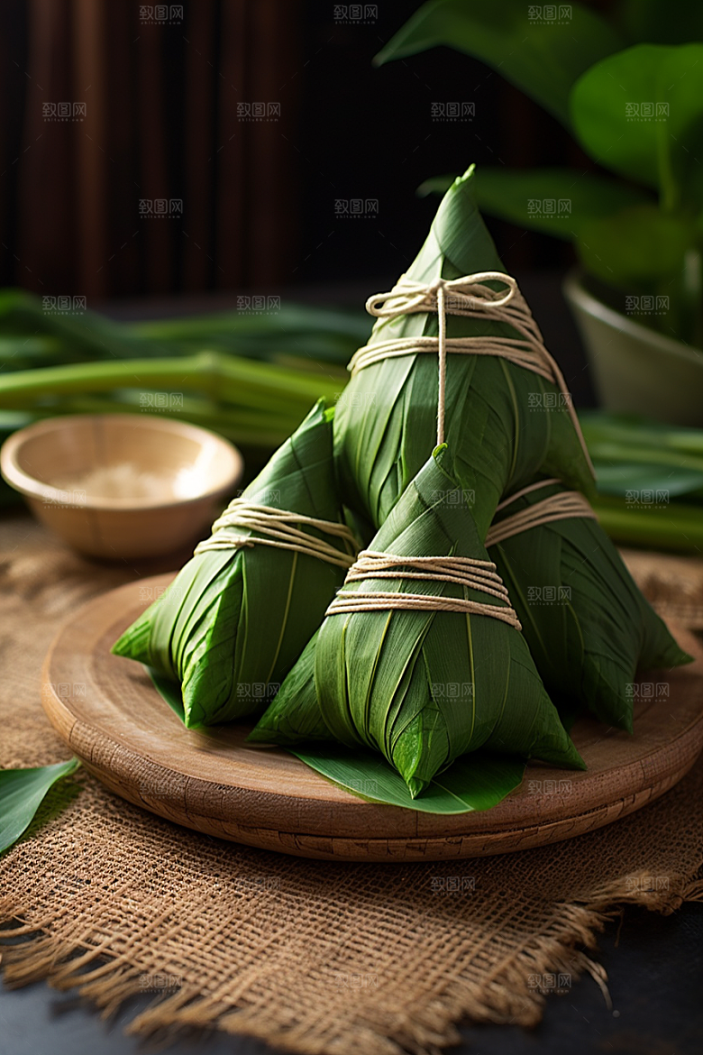 粽子美味节日节气摄影图