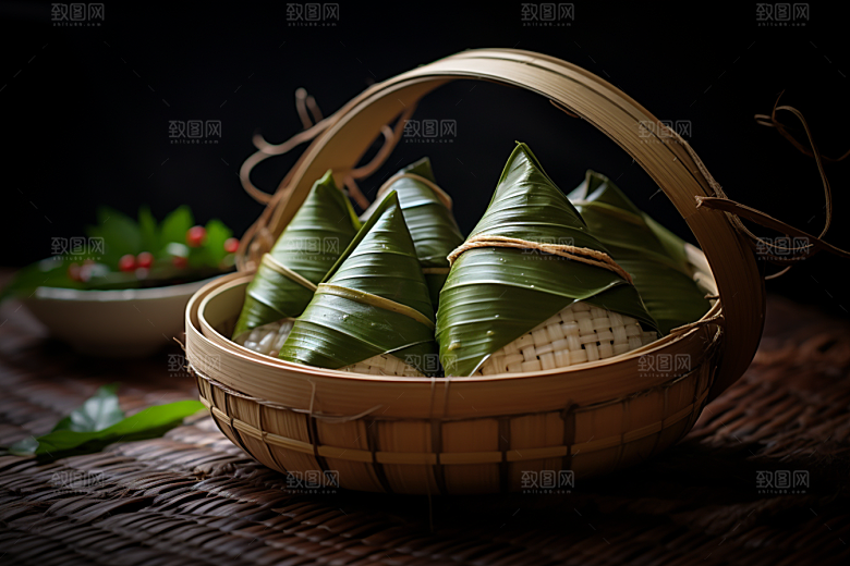 粽子高清小吃摄影图