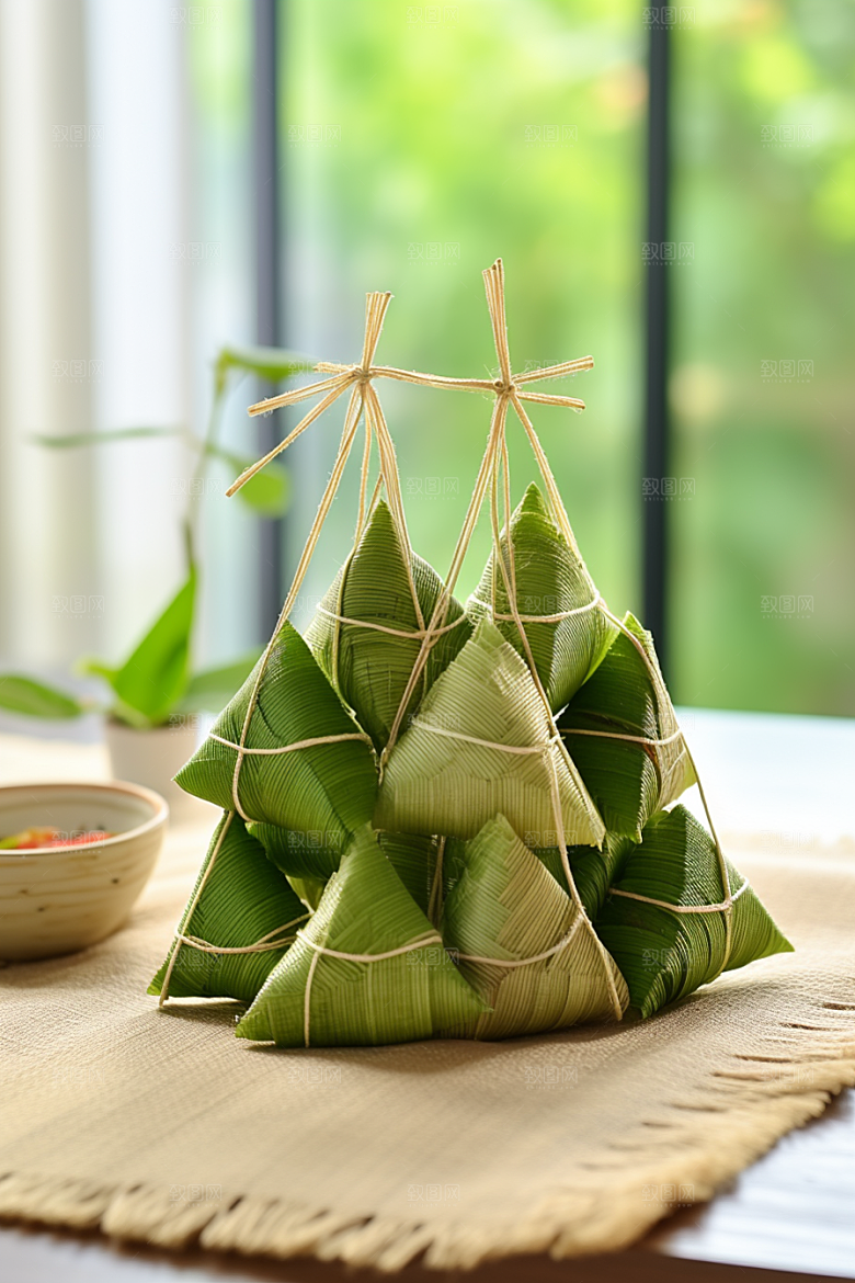 粽子端午节自然摄影图