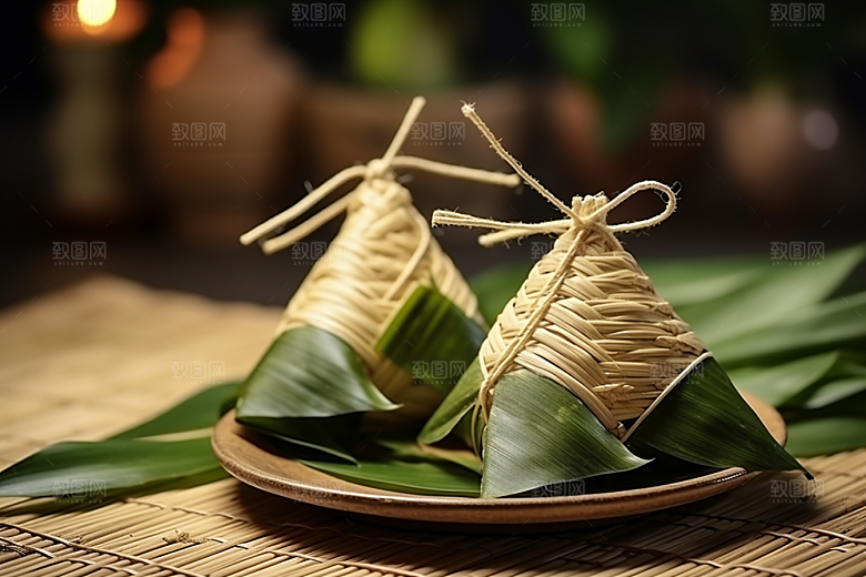 粽子美味端午节摄影图