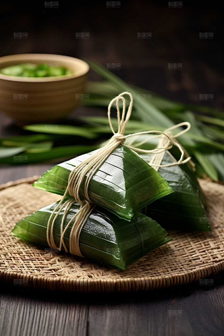 粽子美味端午节摄影图