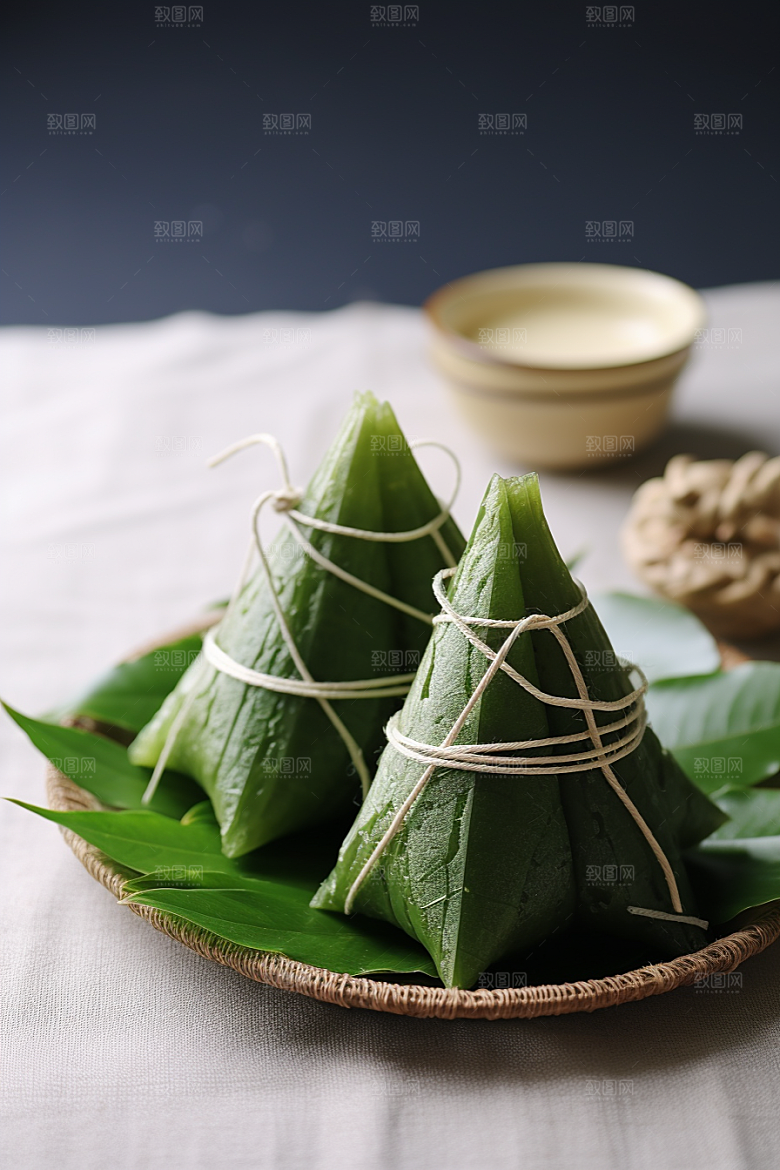 粽子美味传统美食摄影图