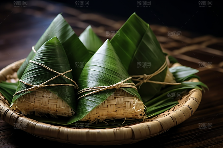 粽子高清小吃摄影图