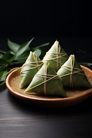 粽子传统美食端午节摄影图