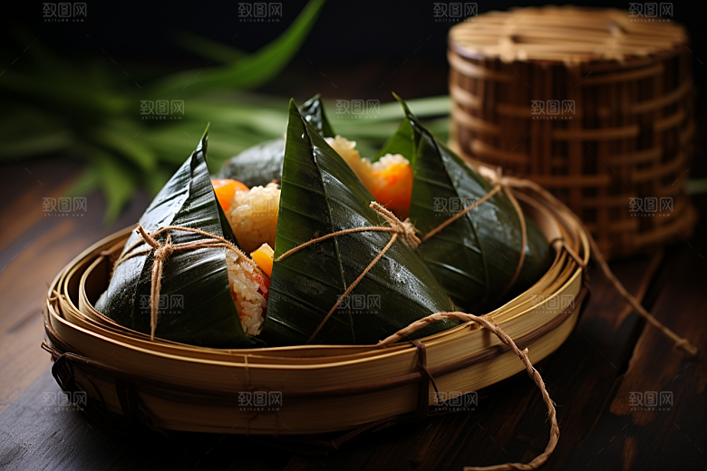 粽子高清美味摄影图