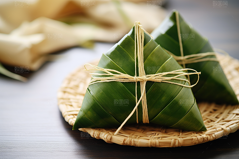 粽子传统美食高清摄影图