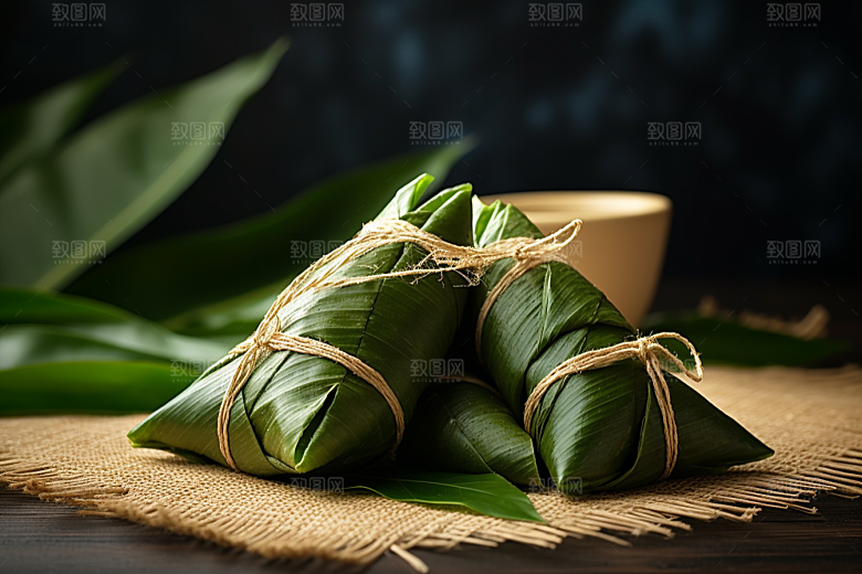 粽子端午节自然摄影图