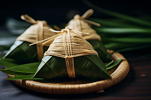 粽子节日节气传统美食摄影图