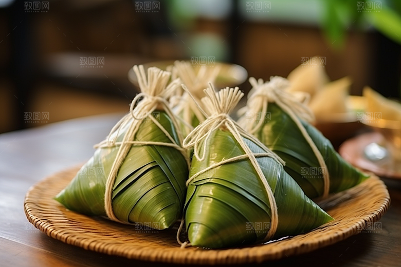 粽子节日节气传统美食摄影图