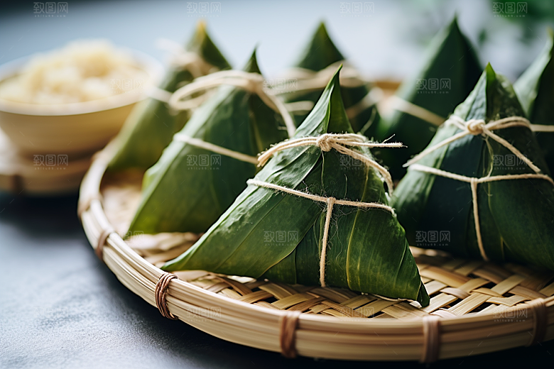 粽子包粽子高清摄影图