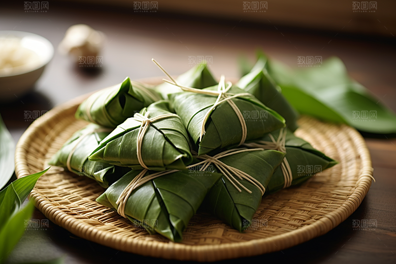 粽子高清美味摄影图
