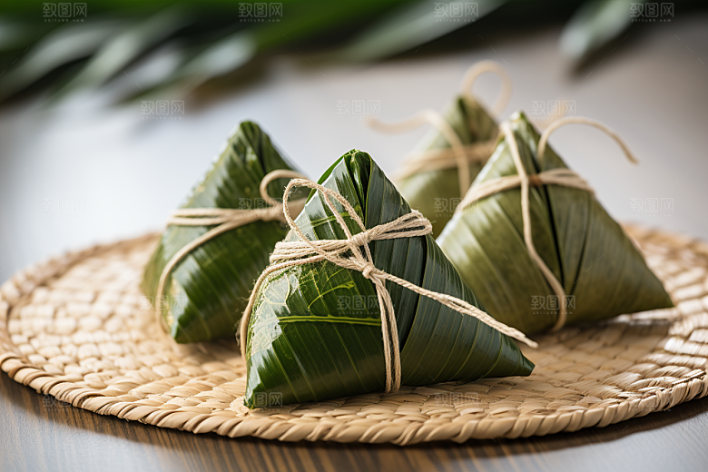 粽子节日节气传统美食摄影图