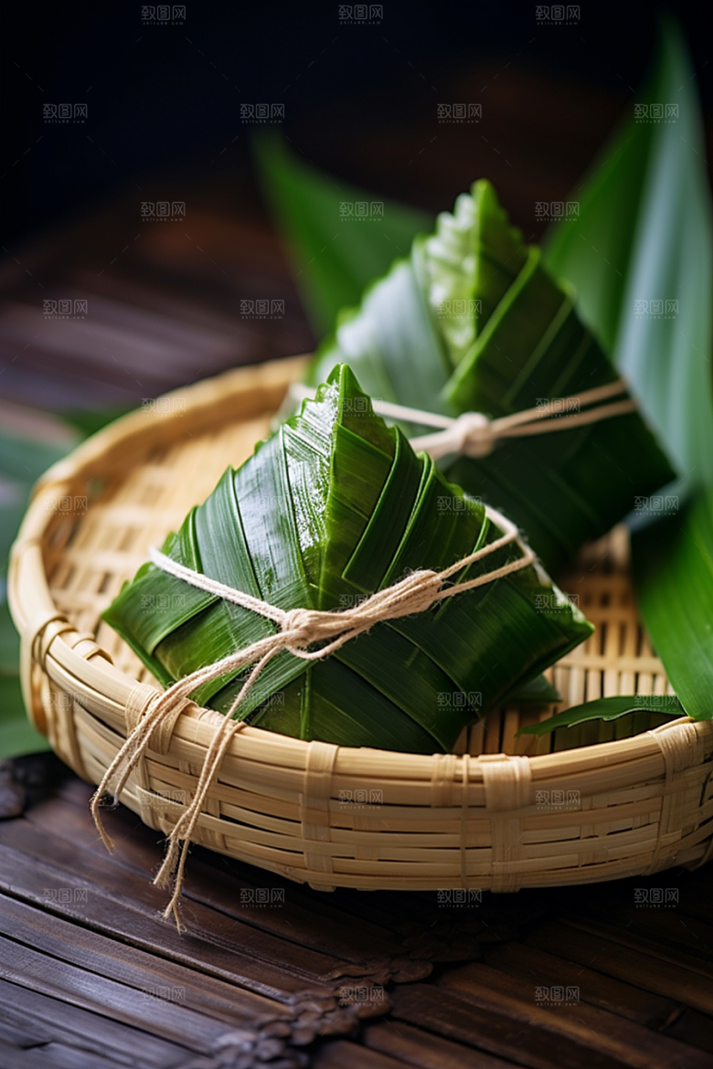 粽子自然传统美食摄影图