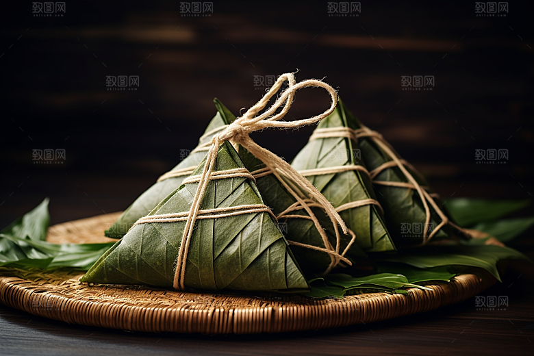 粽子高清小吃摄影图