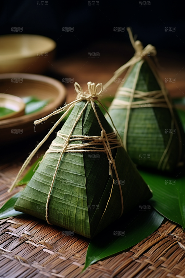 粽子美味节日节气摄影图