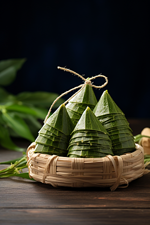 粽子传统美食节日节气摄影图