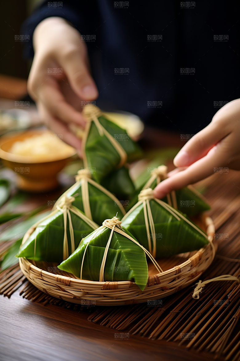 粽子节日节气端午节摄影图