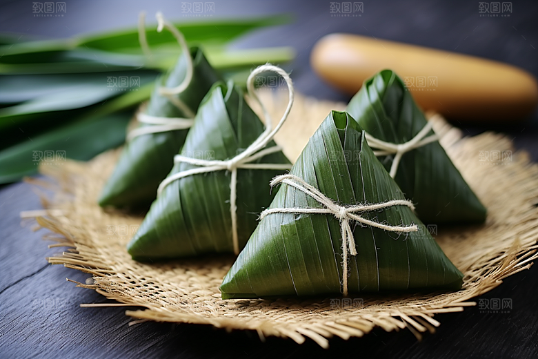 粽子自然小吃摄影图