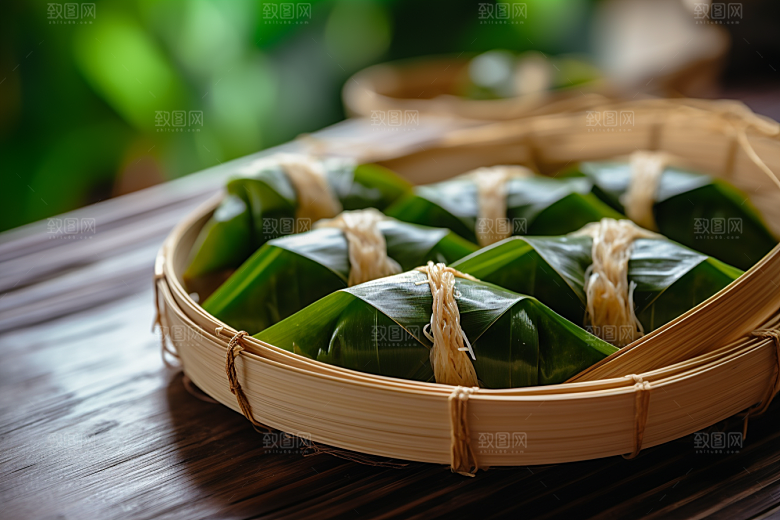 粽子小吃自然摄影图