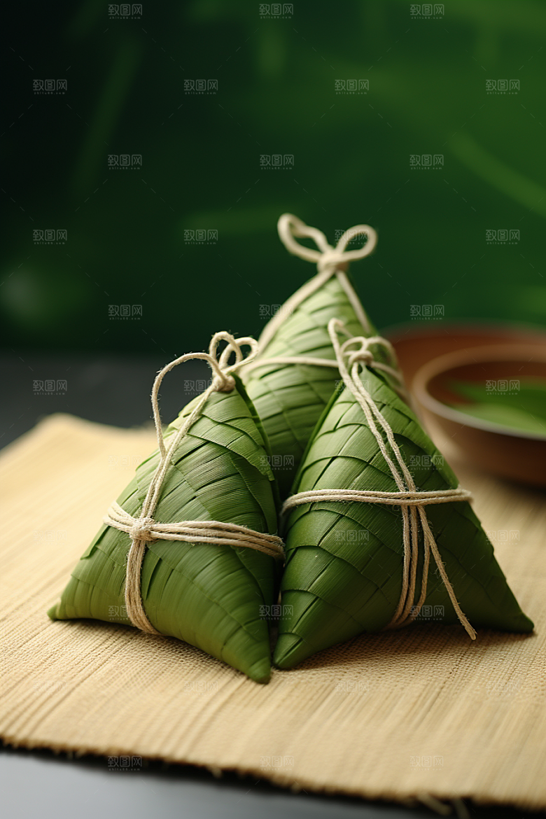 粽子美味自然摄影图