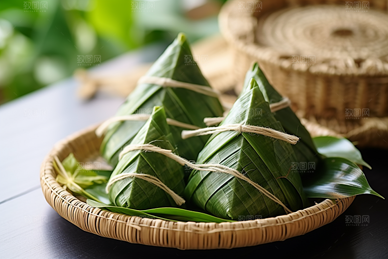 粽子包粽子高清摄影图