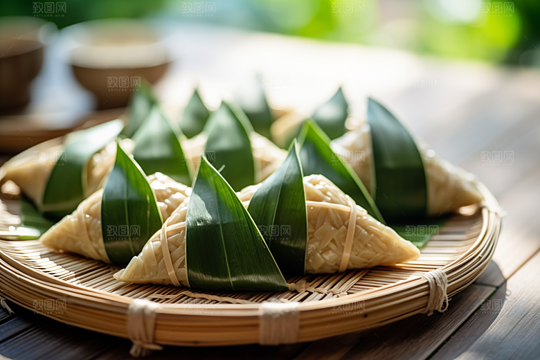 粽子包粽子自然摄影图
