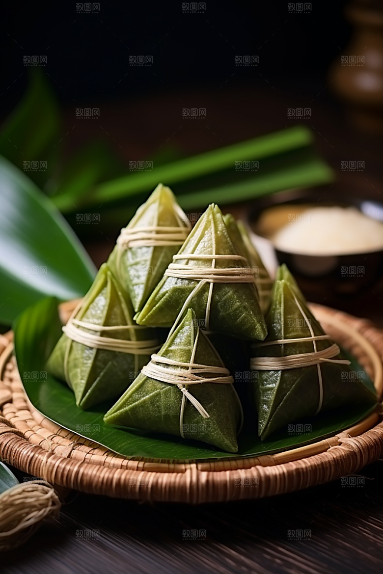 粽子美味节日节气摄影图