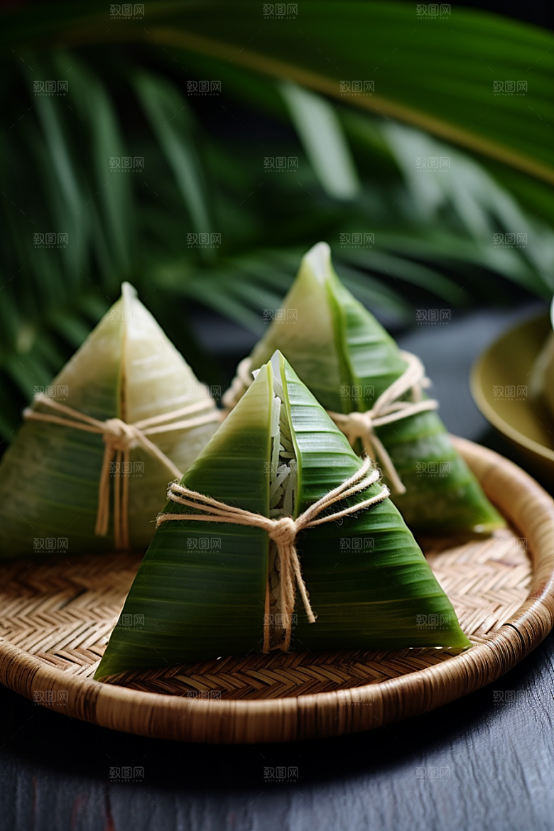 粽子传统美食端午节摄影图