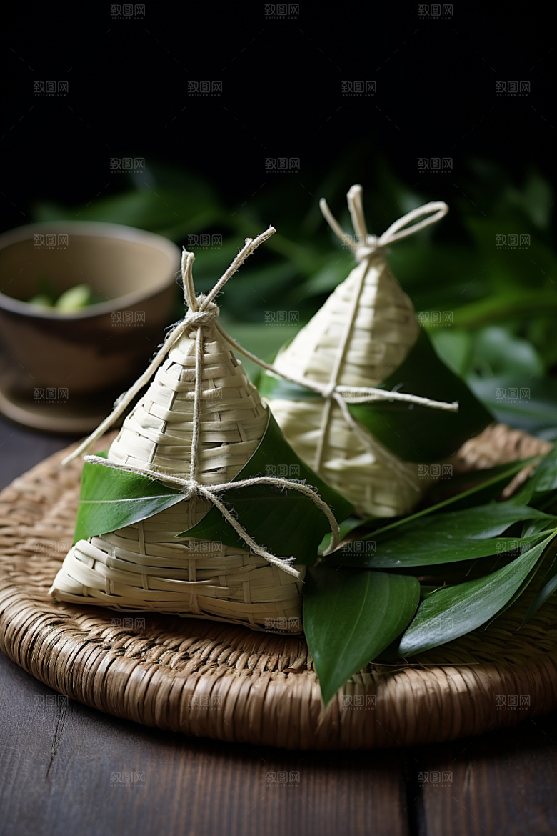 粽子节日节气传统美食摄影图