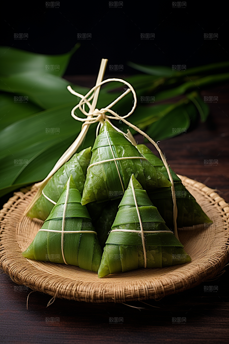 粽子包粽子高清摄影图
