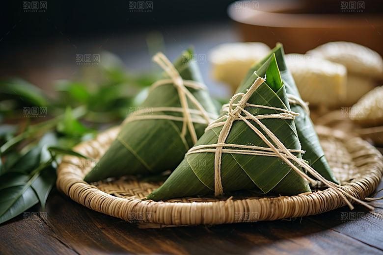 粽子美味高清摄影图