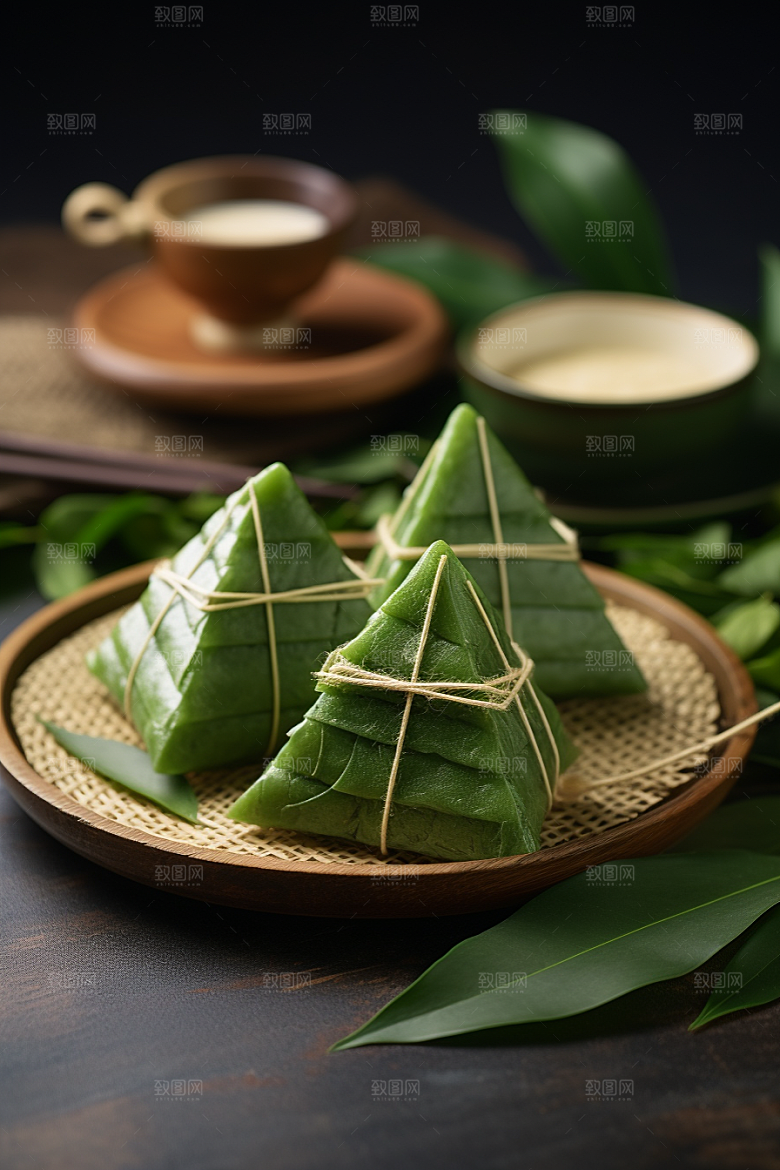 粽子小吃节日节气摄影图