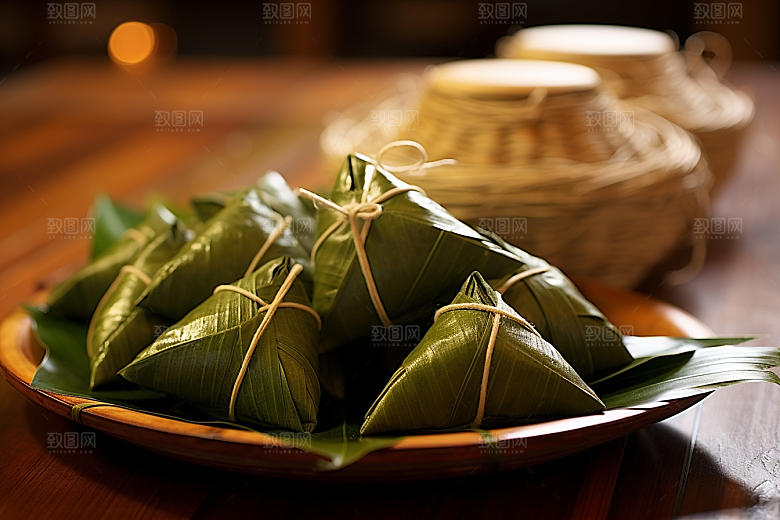 粽子美味高清摄影图