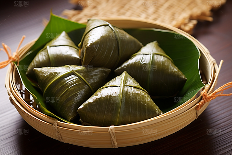 粽子传统美食节日节气摄影图