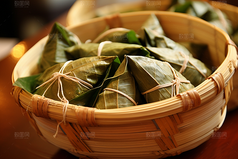 粽子高清美味摄影图