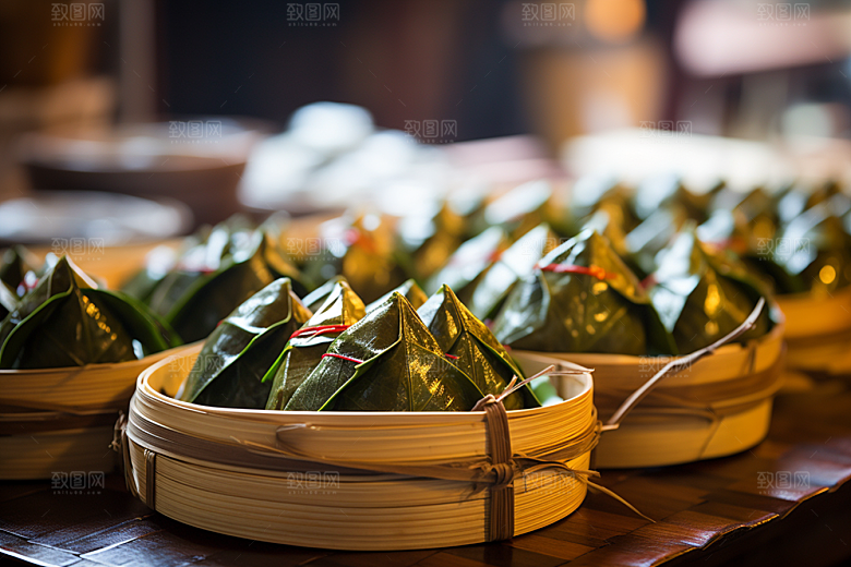 粽子小吃端午节摄影图