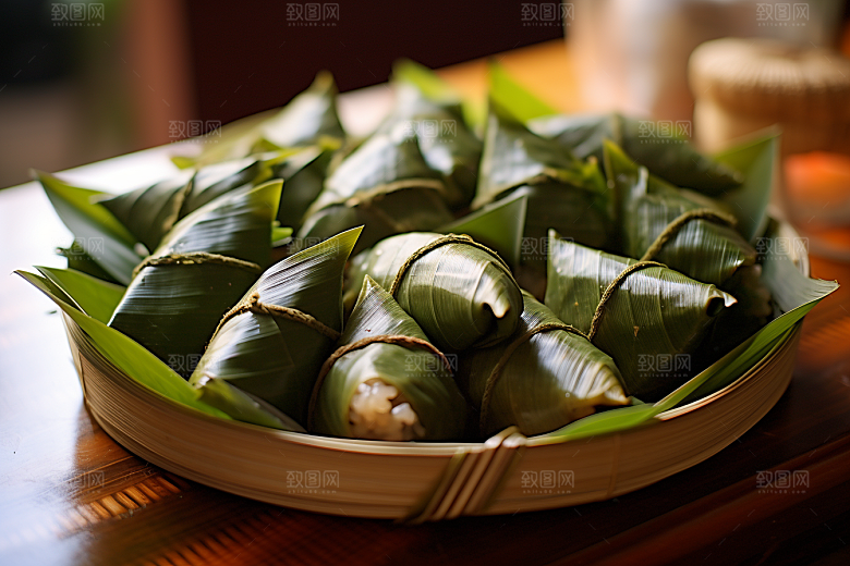 粽子美味自然摄影图